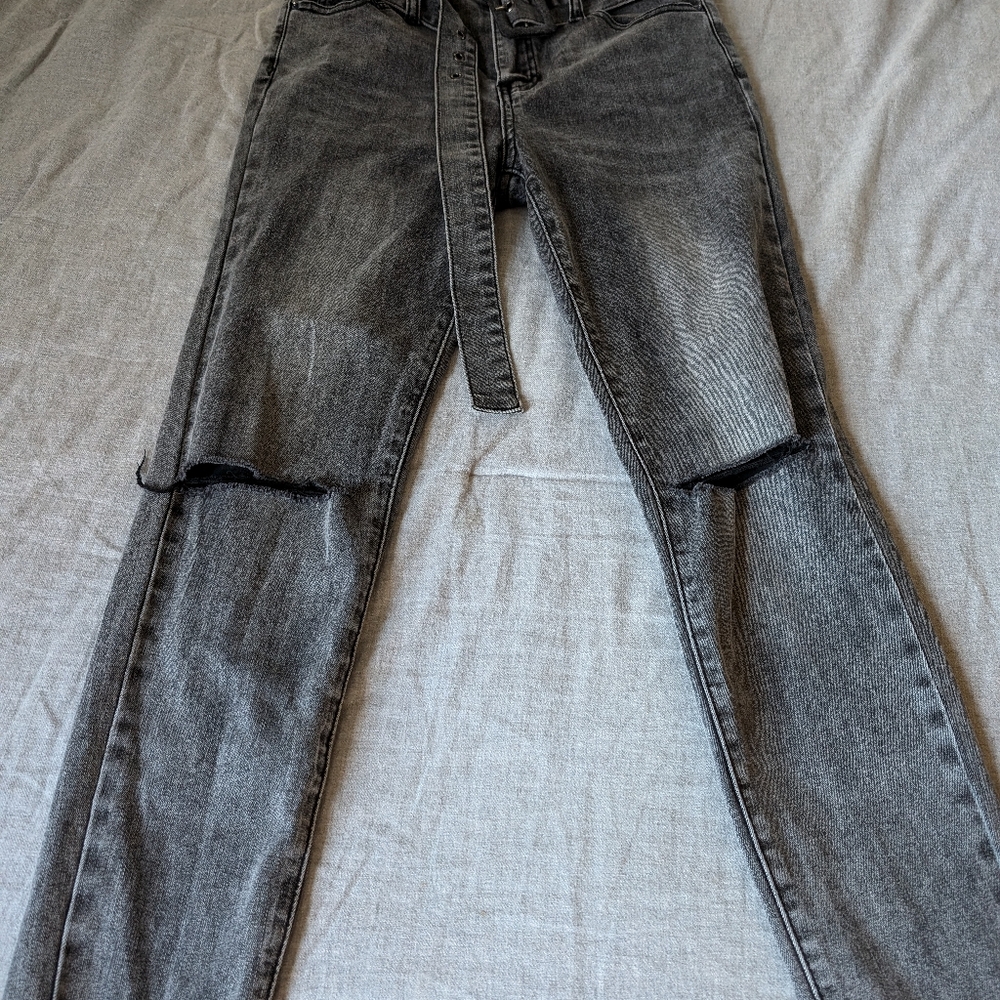Risen Jeans Belted denim‎ sz  27 / 5 - Picture 6 of 7